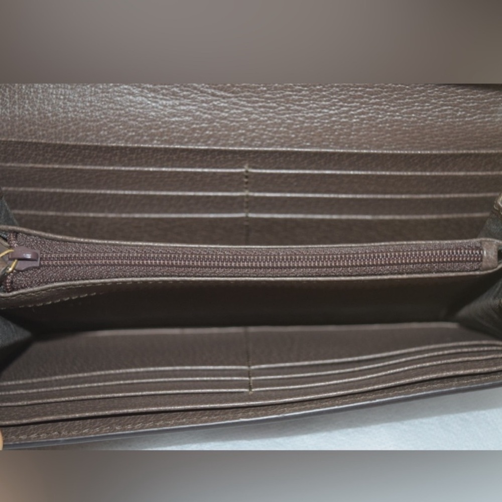 Gucci Ophidia Continental Wallet GG Supreme Canvas Beige Brown - Picture 10 of 10